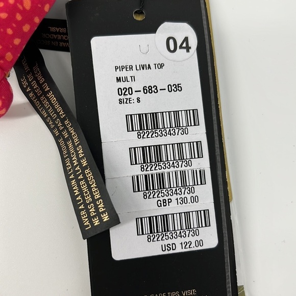 ViX NWT piper Luvia bikini top small - Picture 2 of 7